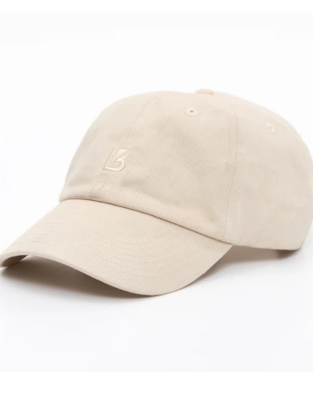 BuffBunny Collection Dad Hat in Bone Cream Tan color sz OS